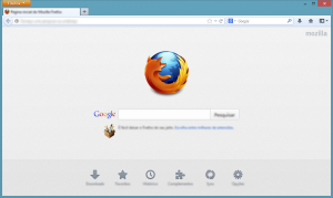 Mozilla Firefox window in Windows