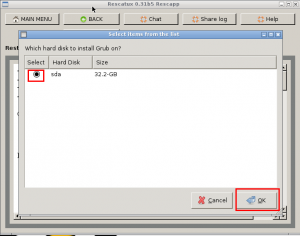 Rescapp - Select Hard Disk screenshot