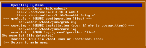 Super Grub2 Disk 2.01 beta 1 - Everything option in action