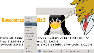 New Languages selection at Rescatux 0.32 beta 3 greeter