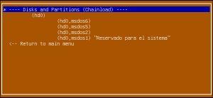 Super Grub2 Disk 2.02s3 - Chainload Disks and Partitions